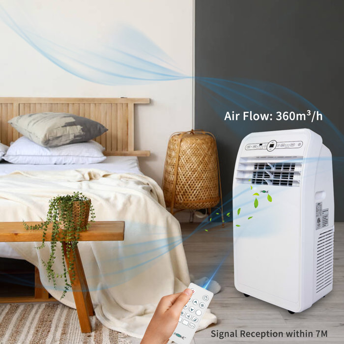 Uhome 11500 BTU Portable Air Conditioner for 400 Square Feet with